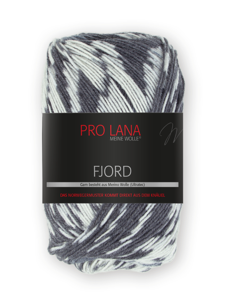 Fjord von Pro Lana 0090 - grau/anthrazit/weiß