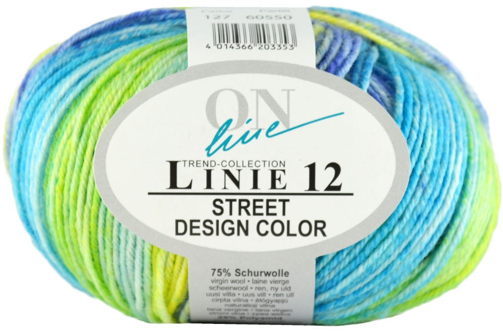 Street Design-Color Linie 12 von ONline 0127 - blau/grün/gelb