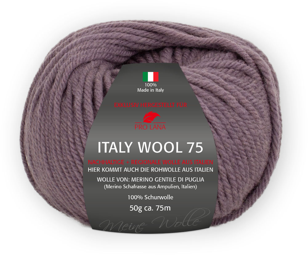 Italy Wool 75 von Pro Lana 0247 - pflaume