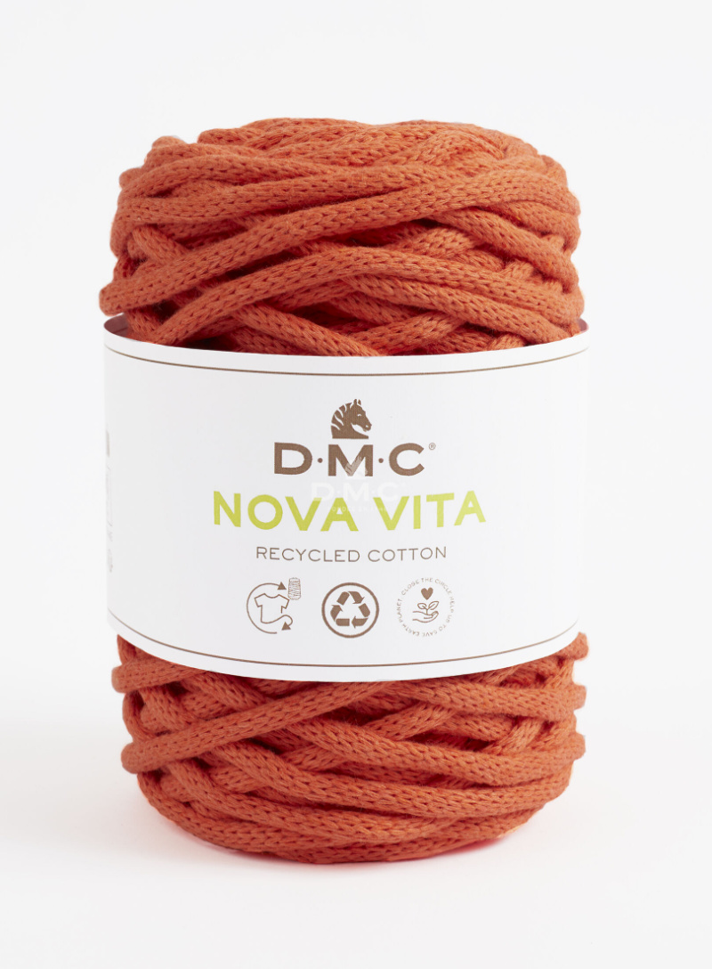 Nova Vita 12 Häkel- Makramee und Strickgarn von DMC 0010 - rost