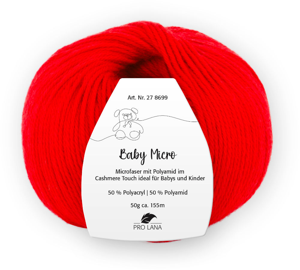 Baby Micro von Pro Lana 0030 - rot