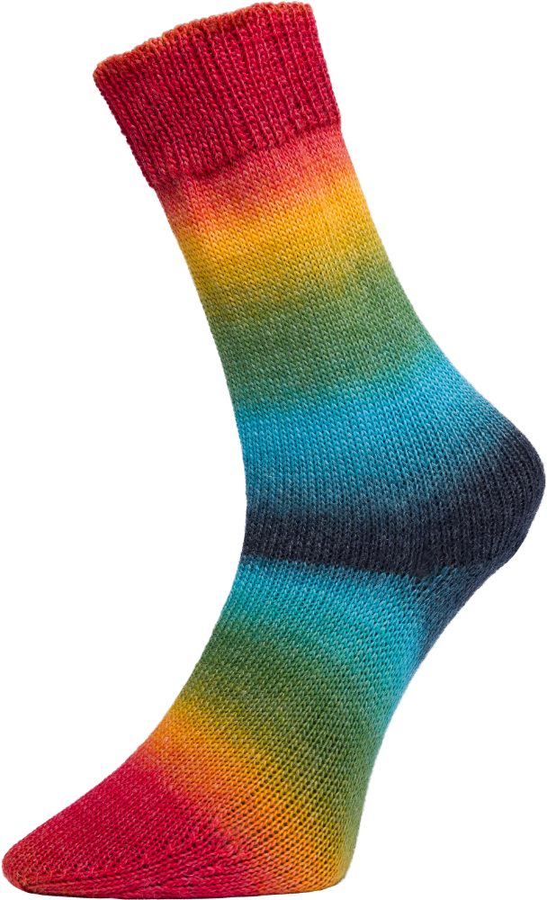 Nessel Golden Socks von Pro Lana 0081 - regenbogen