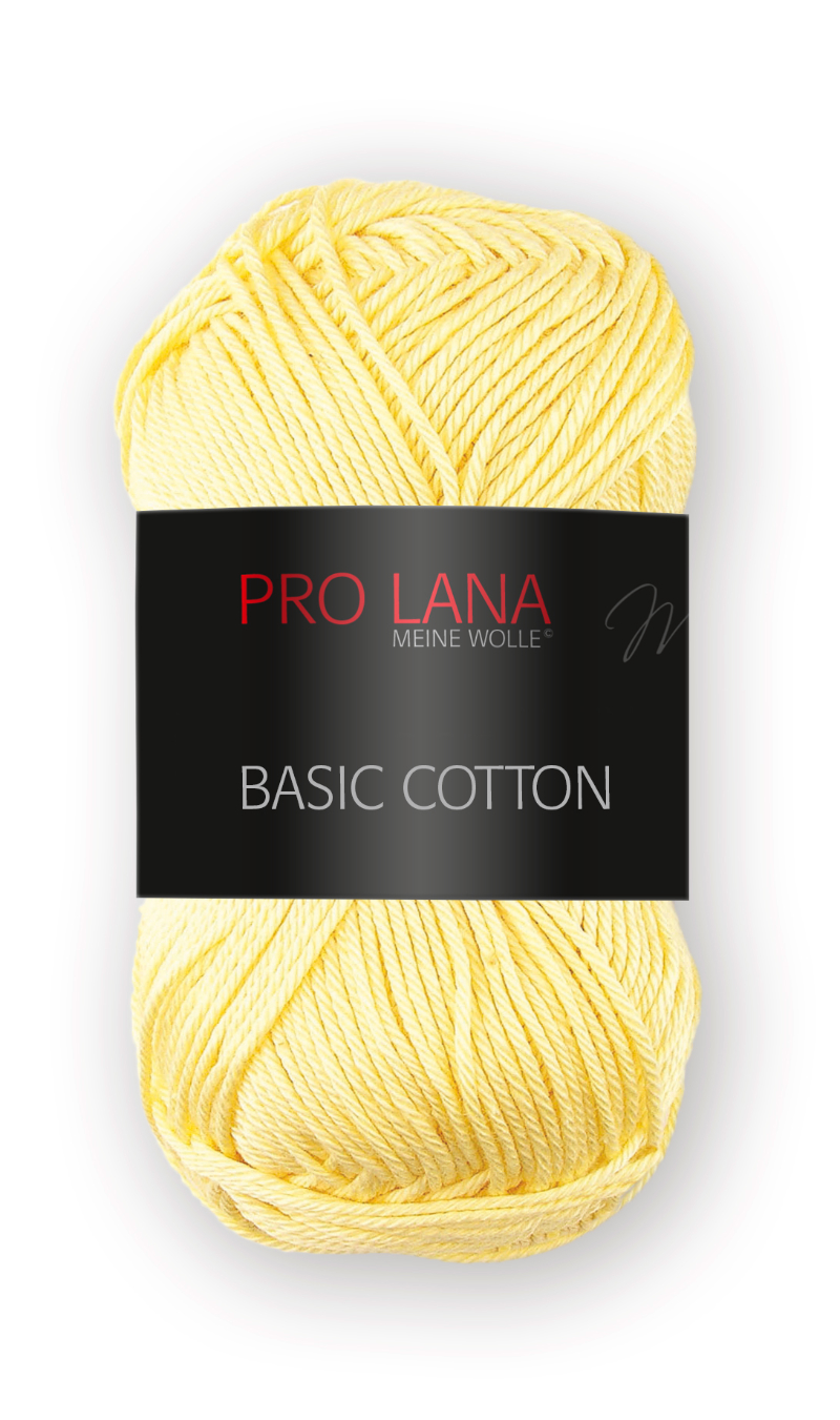 Basic Cotton von Pro Lana 0021 - zartgelb