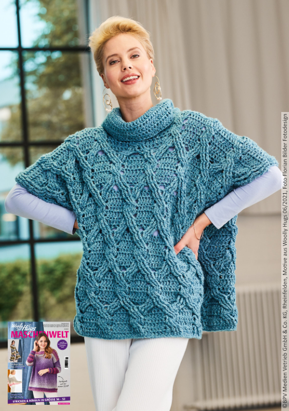 Poncho Crochet-Wonder 