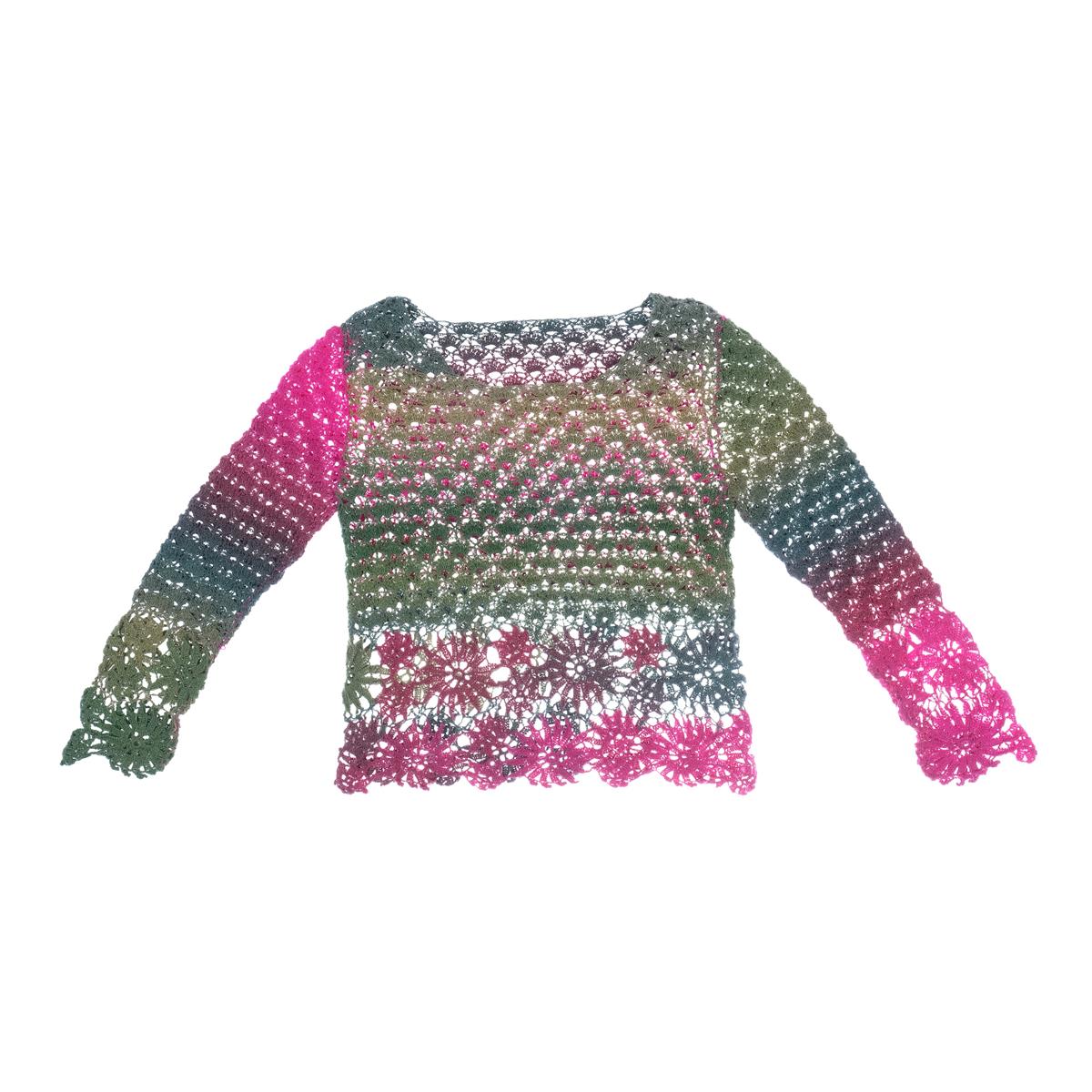 Pullover "Jasmin" | Anleitungsheft + Wolle Lace Ball 100 | Häkeln