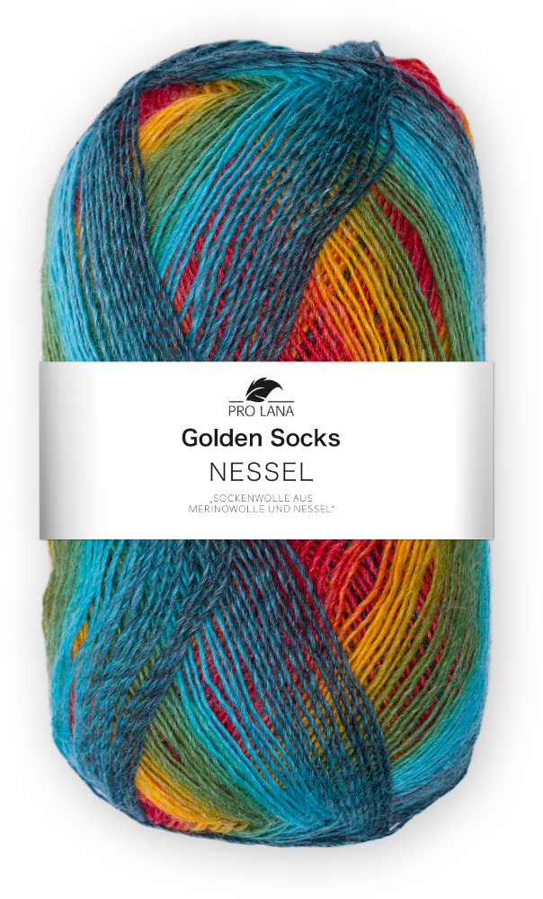 Nessel Golden Socks von Pro Lana 0081 - regenbogen