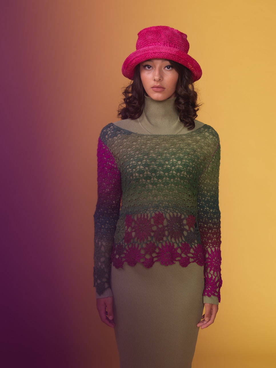 Pullover "Jasmin" | Anleitungsheft + Wolle Lace Ball 100 | Häkeln