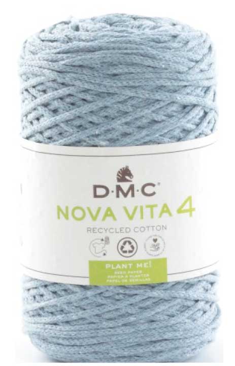 Eco Vita 4 Häkel- Makramee und Strickgarn von DMC 0007 - jeansblau hell