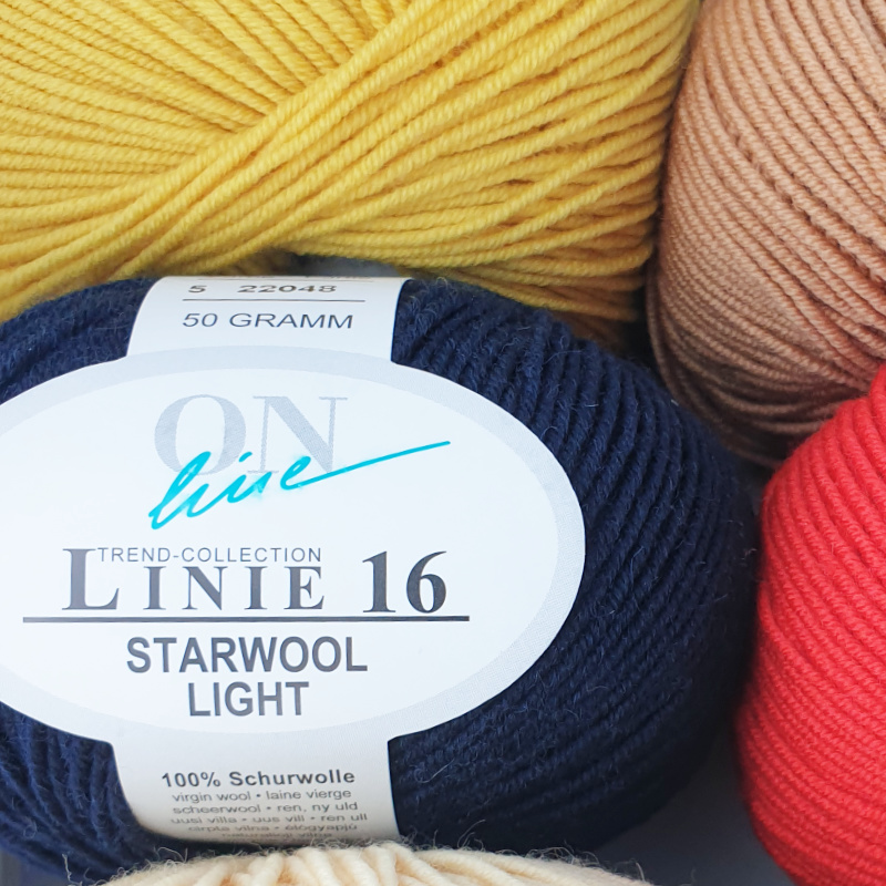 Starwool Light Linie 16 von ONline 0056 - braun