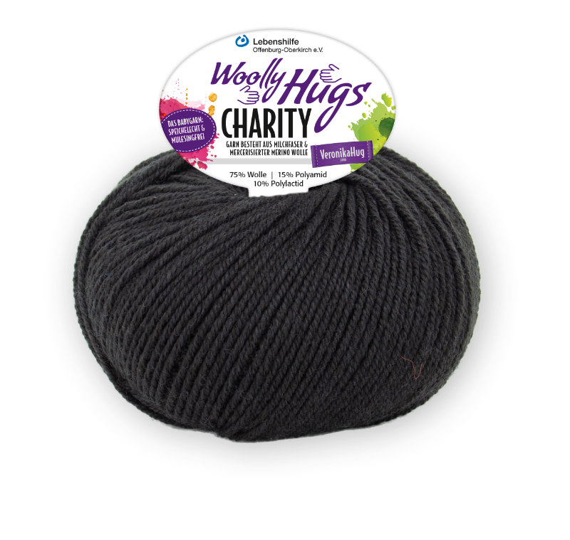 Charity von Woolly Hugs 0097 - anthrazit