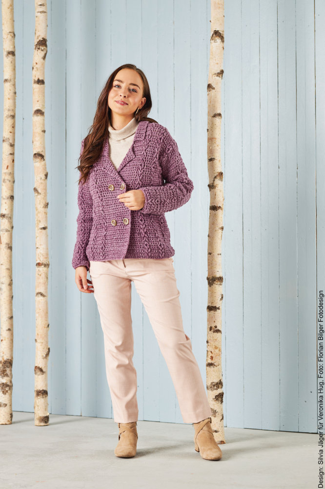 Häkeljacke Basic - Linie 