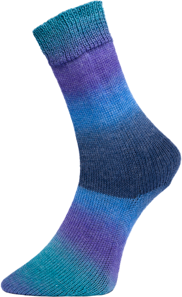 Nessel Golden Socks von Pro Lana 0083 - blau / lila